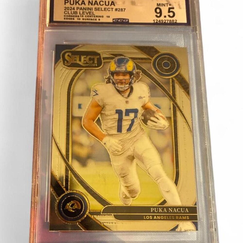 2024 Panini Select Puka Nacua LA Rams Club Level #287 CCG 9.5 Mint+